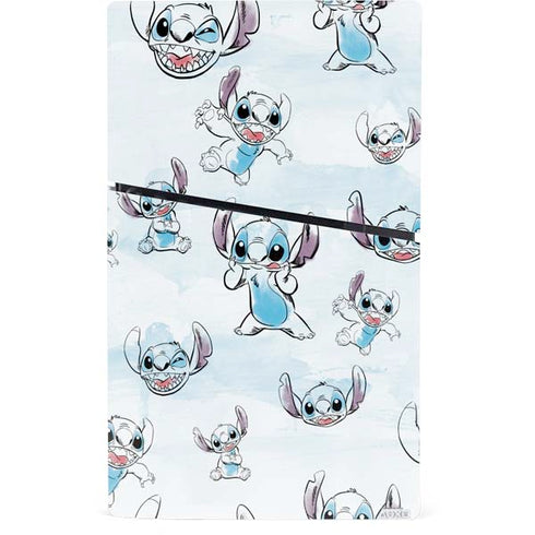 Disney Lilo and Stitch Pattern PS5 Slim Digital Edition Console Skin
